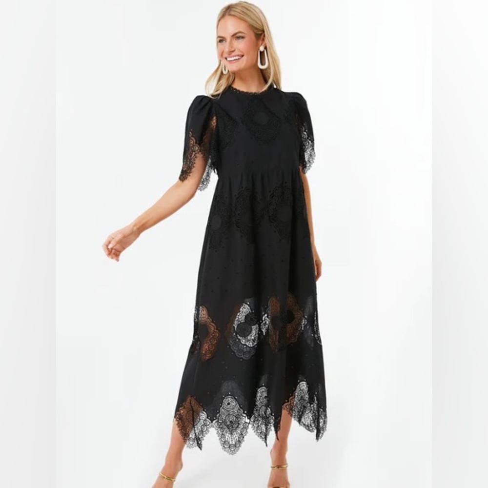 Tuckernuck Black Catalina Embroidered Dress new with tags size XXL